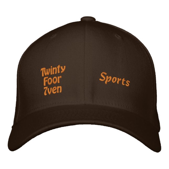 Twinty Foor 7ven - Sports Embroidered Baseball Hat (Front)