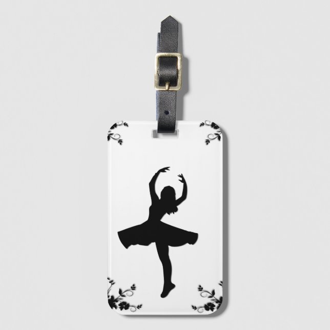 Twirl Dancer Luggage Tag (Front Vertical)