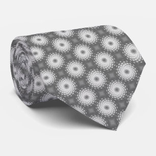 Twirl Pattern Dot Neck Tie