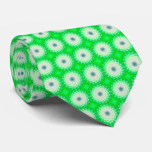 Twirl Pattern Dot Neck Tie