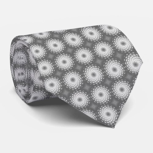 Twirl Pattern Dot Neck Tie