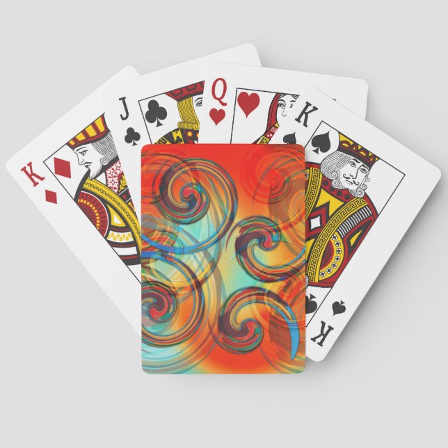 Twirl Poker Cards (Back)