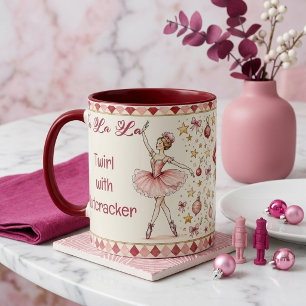 Twirl With Nutcracker & Sugar Plum Fairy Fa La La Mug