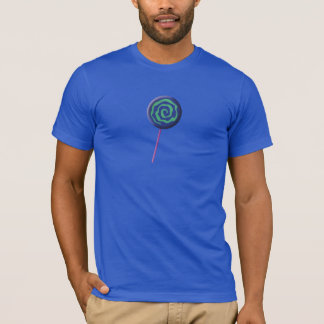 Twirled blue lollipop with lime T-Shirt