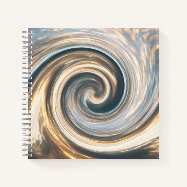 Twirled Clouds....... Notebook (Front)