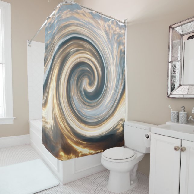 Twirled Clouds...... Shower Curtain (In Situ)