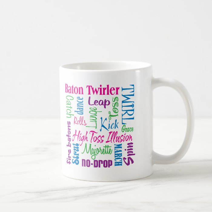 Twirler Collage Mug