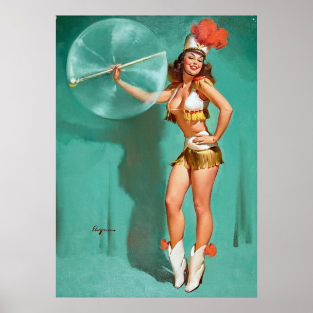 Twirler pin up poster (Front)