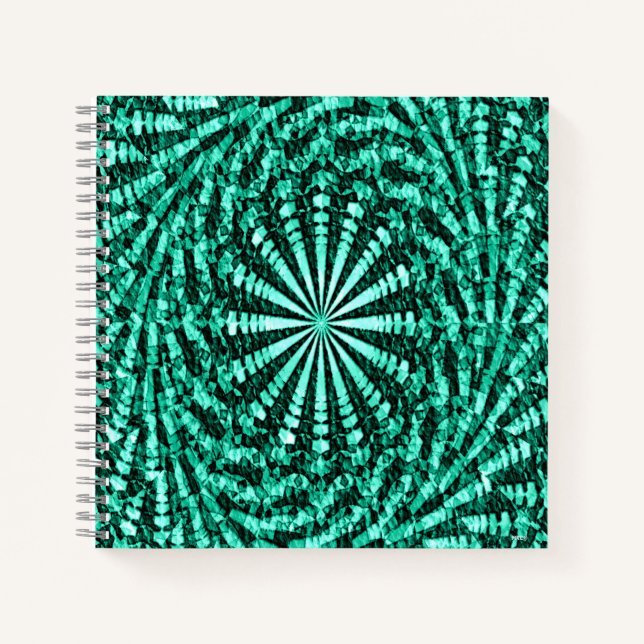 Twirlin' green..... notebook (Front)