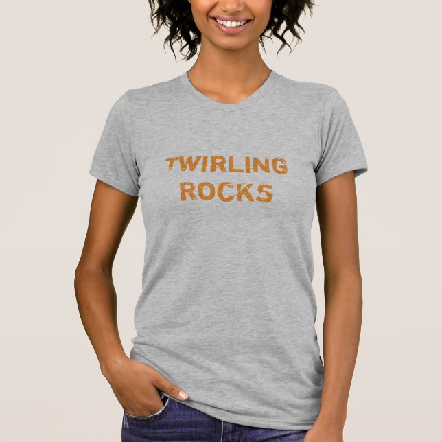 Twirling Rocks T-Shirt (Front)
