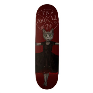 Twirling, Twirling, Couture Kitty Skateboard Deck