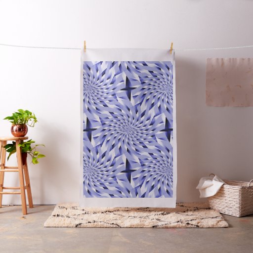 Twirls en Bleu....... Fabric