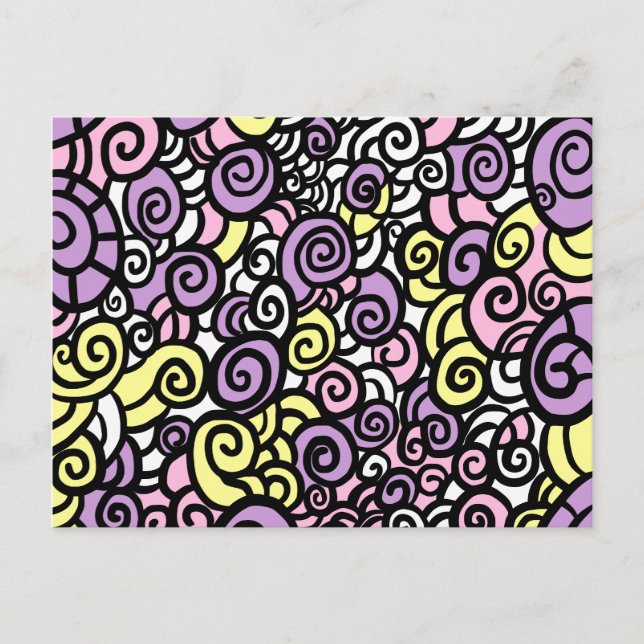 Twirls Postcard (Front)