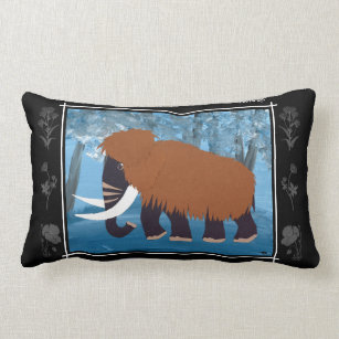 TWIS Lumbar Pillow: Blair's Animal Corner Mammoth Lumbar Pillow