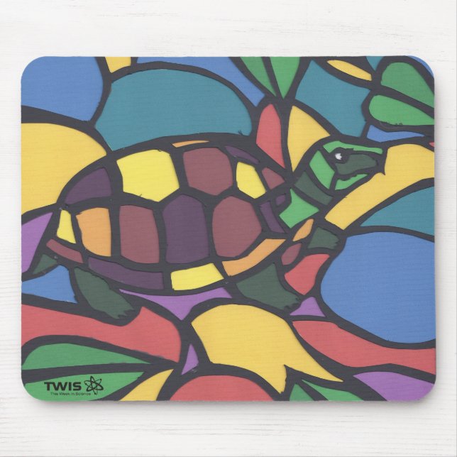 TWIS Mousepad: Blair's Animal Corner Box Turtle Mouse Pad (Front)