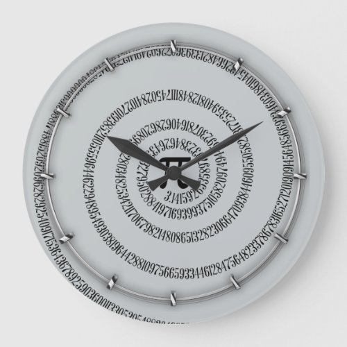 Twist for Pi Click Customize to Change Grey Color Large Clock