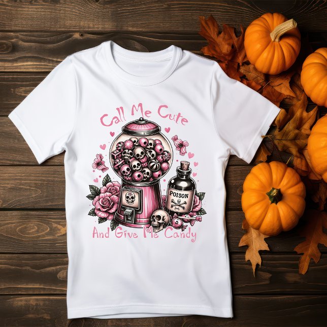 Twist on Spooky Style: Pink Halloween Sublimation T-Shirt (Creator Uploaded)