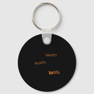 Twist the bones black cat halloween costume gift keychain