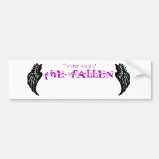 Twisted Angels - The Fallen purple logo bumper sti Sticker