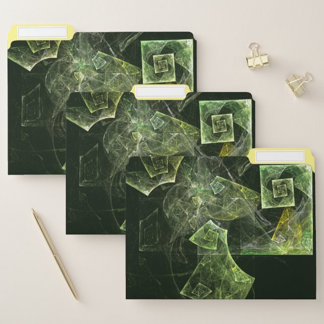 Twisted Balance Abstract Art File Folder (Set)