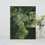Twisted Balance Abstract Art Letterhead (Standing Front)