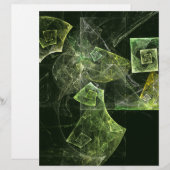 Twisted Balance Abstract Art Letterhead (Front/Back)