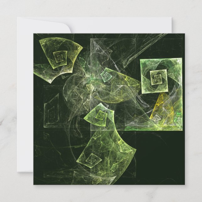 Twisted Balance Fractal Geometry Light Abstract (Front)