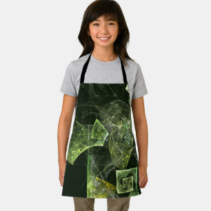 Twisted Balance Fractal Geometry Light Abstract Apron