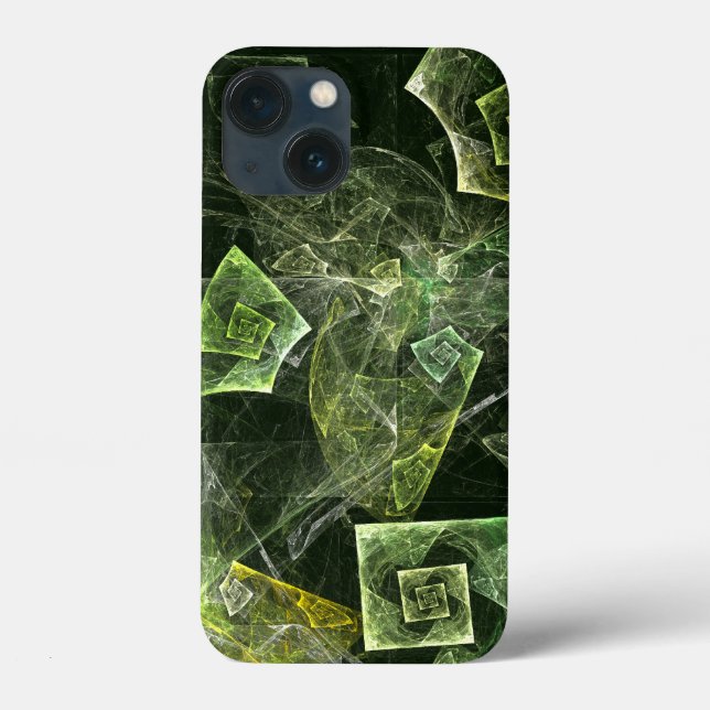Twisted Balance Fractal Geometry Light Abstract Case-Mate iPhone Case (Back)
