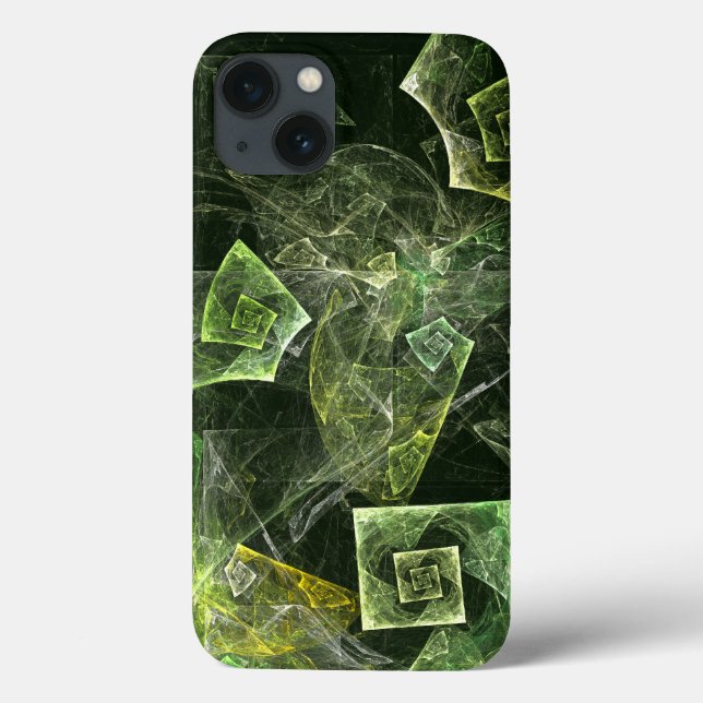 Twisted Balance Fractal Geometry Light Abstract Case-Mate iPhone Case (Back)