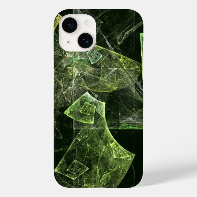 Twisted Balance Fractal Geometry Light Abstract Case-Mate iPhone Case (Back)