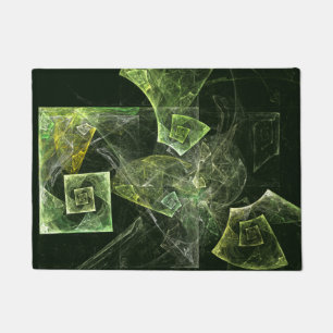Twisted Balance Fractal Geometry Light Abstract Doormat