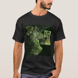 Twisted Balance Fractal Geometry Light Abstract T-Shirt