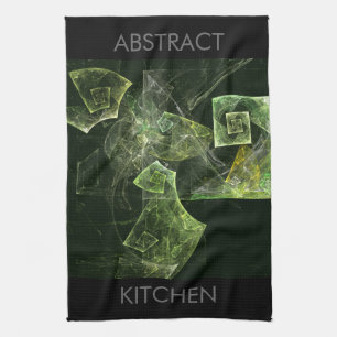 Twisted Balance Fractal Geometry Light Abstract Towel