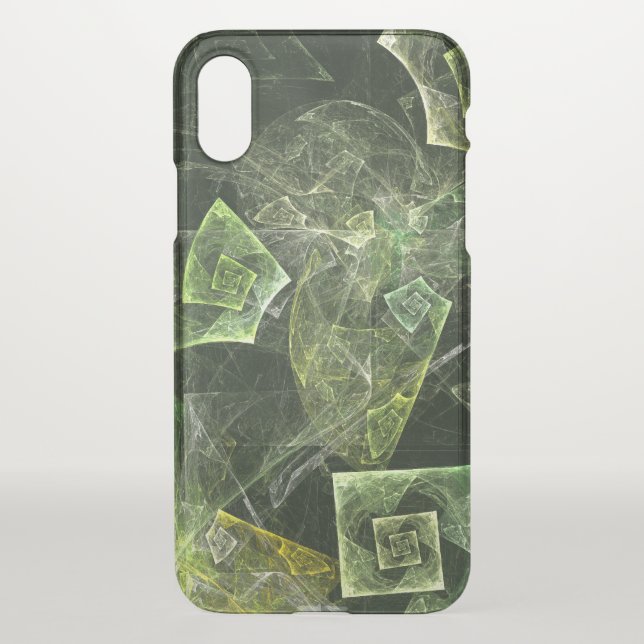 Twisted Balance Fractal Geometry Light Abstract Uncommon iPhone Case (Back)