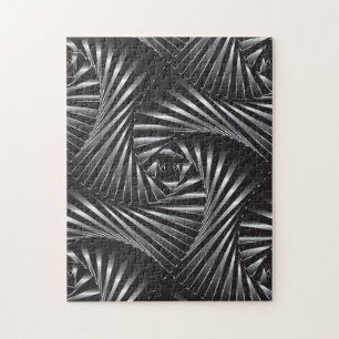 Twisted – Black Steel Jigsaw Puzzle