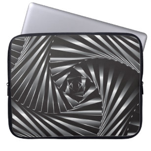 Twisted – Black Steel Laptop Sleeve