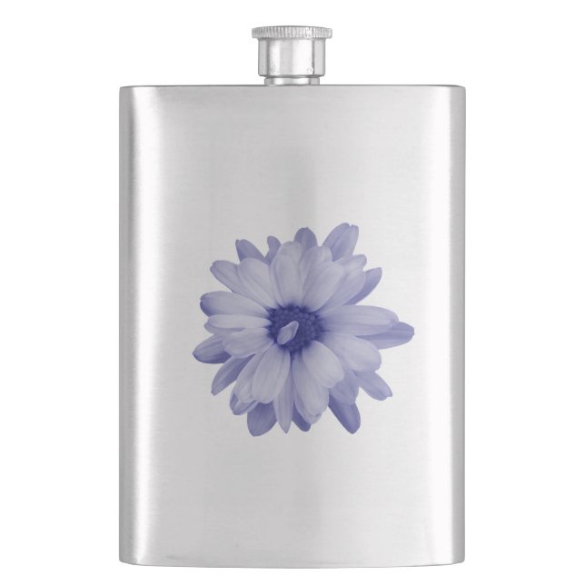 twisted blue petal flask (Front)
