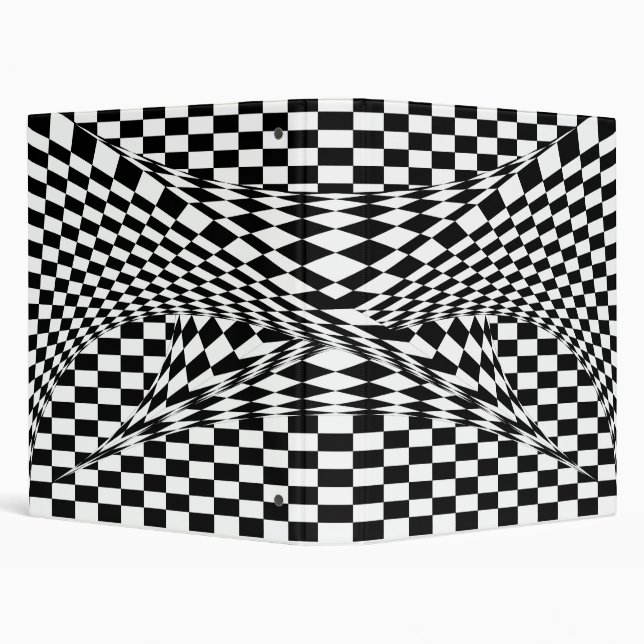 Twisted Checkers by Kenneth Yoncich Binder (Background)