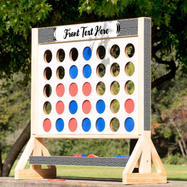 Twisted Checkers by Kenneth Yoncich Fast Four (Lawn)