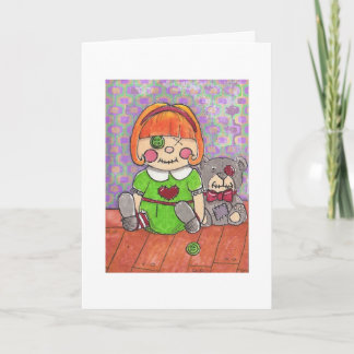 Twisted Christmas-Misfit Dolls Holiday Card