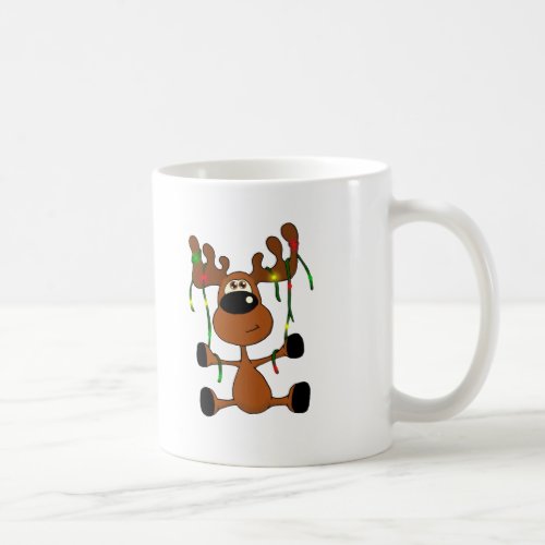 Twisted Christmas Moose Coffee Mug