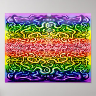 Twisted Double Rainbow Poster