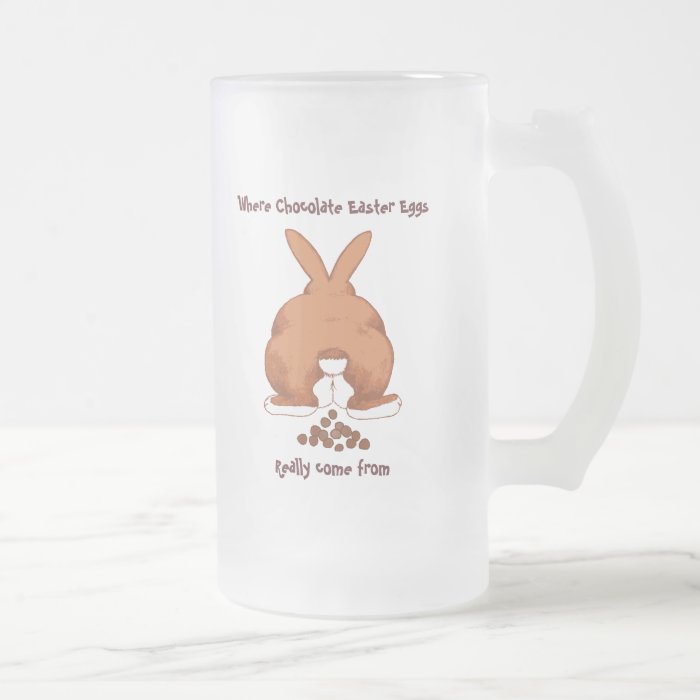 Twisted Easter Bunny Beer Stein Coffee Mugs