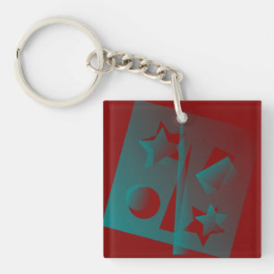 twisted geometry keychain
