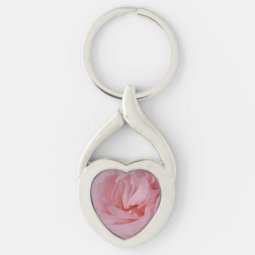 Twisted heart keychain