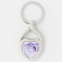 Twisted Heart Metal Keychain