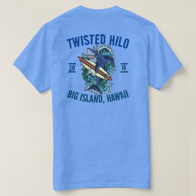 TWISTED HILO FISHING TSHIRT  (Design Back)