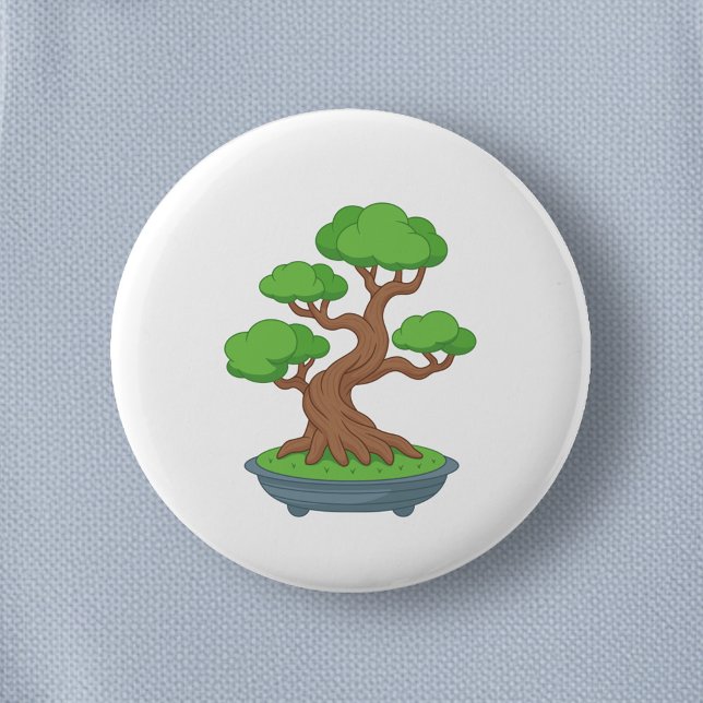 Twisted Japanese Bonsai Tree Button (Creator Uploaded)