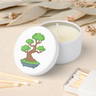 Twisted Japanese Bonsai Tree Mini Candle Favors